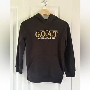 art class Black Hoodie with Gold Print